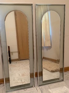 lot 183 image: MCM Mirrors, Approx 48 x 18
