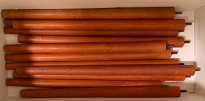 lot 185 image: MCM Table Legs, Approx 14