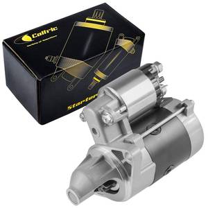 lot 1122 image: Caltric Starter Compatible with Kawasaki 21163-2147 21163-2101 21163-2132