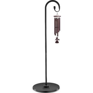 lot 1991 image: TAGEPUJIE 34-63in Adjustable Shepherd Hook Stand with Round Base Stand for Bird Feeders, Lanterns, Wind Chimes, Indoor and Outdoor Use on Patio, Yard or Porch