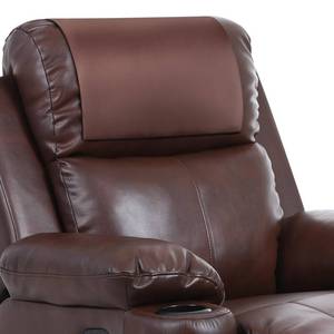 lot 2458 image: wuwumiline Recliner Headrest Protector, Non-Slip Faux Leather Headrest Cover  Waterproof and Washable  for Recliner Chair, Sofa, Office and Theater Seats 17x27 in (Tan Leather)