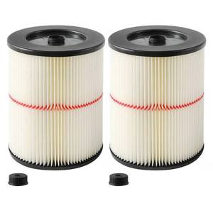 lot 3221 image: 17816 Filter for Craftsman Shop Vac Filters 9-17816 Replacement for Craftsman Vacuum Filters Wet Dry Vac Filter fit 5681216 Gallon and Larger Vacuum Cleaner 2 Pack