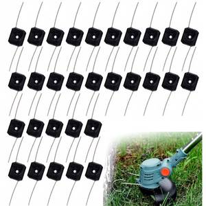 lot 4081 image: Sraseenomy 30Pcs String Trimmer Head,Universal Fit Fit String Trimmer Blade Replacement Head,Steel Wire Line Trimmer Spool Wire,Weed Wackers Attachment for Cordless Grass Trimmer Weed