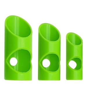 lot 4093 image: AGLOO Pipe Insulation Cutting Guide - Foam and Rubber Pipe Cutter Tool for Insulated Foam Pipe Lagging Installation - 3 Sizes for Home Industrial Use (Green, 534641mm)