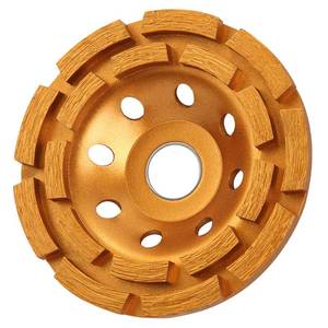 lot 4111 image: KSEIBI 644030 Diamond Concrete Grinding Wheel 4 12 inch for Polishing and Cleaning Stone Concrete Surface, Cement, Marble, Rock, Granite, and Thinset Removing, Angle Grinder Wheels Cup