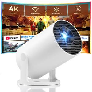 lot 4118 image: Mini Projector, Portable Projector with Wifi and Bluetooth, Built in Apps, Support 4K 1080P, 180° Rotation, Auto Keystone, Movie Projector Compatible With HDMIUSBTV StickSmartphoneLaptop