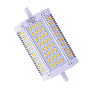lot 4128 image: R7S 118mm LED Bulb 30W, Dimmable J Type Double Ended Flood Light, 200W 300W Halogen T3 Replacement, 120V 3000 Lumen, Wall Security Floor Standing Lamp for Work and Home, 3000K Warm White