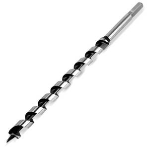 lot 4140 image: Masendelk Ship Auger Drill Bit 19 x 300mm (Approximate 34 x 12 Inch), Wood Auger Bit with 11mm Hex Shank