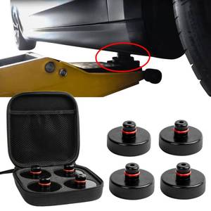 lot 4161 image: psler Jack Pad for Tesla 3YXS - Lifting Jack Pucks for Tesla Model 3 Y X S Accessories Quick Floor Jack Stand Rubber Pad Car Tire Lift Jack Point Protect Blocks Jack Parts Kit 4 Packs Black