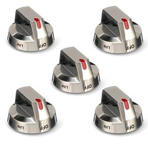 lot 6011 image: DG64-00473A Stove Knobs Oven Knobs Gas Burner Control Dial Compatible with Samsung Stove Knob Replacement NX58H5600SS NX58H5650WS NX58M6850SS NX58F5700WS NX58J7750SS 5 Pack