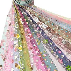 lot 6037 image: Chenkou Craft Random 20 Yards 1in 25MM Mix Lots Spring Summer Organza Ribbon Assorted Dots Bow Flower Love Heart Rose (Organza Ribbon 1in)