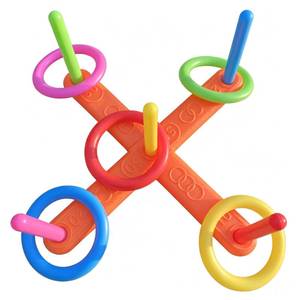 lot 6449 image: Ring toss Game for Kids Outdoor, Yard Toss Game for Kids and Family - Ring Toss Games, Indoor and Outdoor Sports Toys, Beach Toys, Swimming Pool Toy, Childrenfts Birthday Gift.