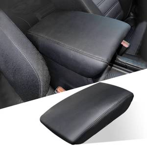 lot 10058 image: ANMOSVO for Honda CRV 2017-2022 Center Console Cover - Vegan Leather Extra Soft Armrest Protector for Honda CR-V Interior Accessories 2017 2018 2019 2020 2021 2022Black
