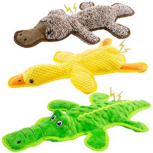 lot 10115 image: MAOOOOB No Stuffing Dog Squeak Toys-3 Pack Chew Toys for Small Medium Large Breed- Durable Puppy Teething Interactive to Keep Them Busy- Best Birthday Gift