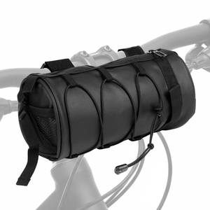 lot 10118 image: NEATABY Bike Handlebar Bag, 2.5L Black Waterproof Bicycle Frame Front Bag, Multiple Bike Storage Roll Bag Bicycle Accessories with Shoulder Strap for Mountain Road Bikes