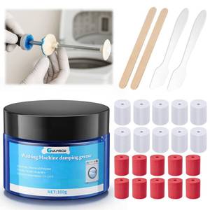 lot 10134 image: Gulfmew Washing Machine Damping Grease with Foam Inserts for Suspension Rods, Vibration and Noise Reduction, Compatible with Samsung and Other Top-Load Washers (3.5oz,White Red,20pcs)