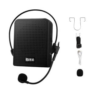 lot 10168 image: DESHUN Voice Amplifier,Portable Microphone and Speaker,Suitable for Teachers, Tour Guides, Coaches, Conference Speakers. (Black) (Black)