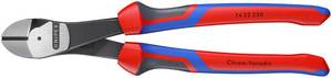 lot 10183 image: Knipex 7422250SBA 10-Inch High Leverage Angled Diagonal Cutters - Comfort Grip
