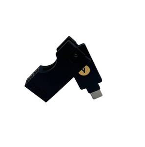 lot 10200 image: Designz3D Yubikey Protector Flip Case Keychain Holder (5 NFC  5C NFC) (Black, 5C NFC)