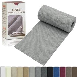 lot 10212 image: Gheeidau Linen Repair Tape 4x70 Inch Self-Adhesive Couch Patch Repair Fabric Patch for Furniture,Sofas,Cushion,Chairs,Bags,Linen Goods(Light Grey)