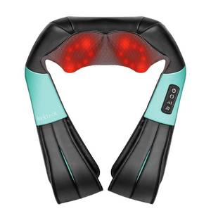 lot 11458 image: Nekteck Shiatsu Neck Massager with Heat for Pain Relief Deep Tissue, 2026 Upgraded 3D Back Shoulder Kneading Massage Pillow, Body Muscle Relaxation Tools Gifts for Him Her, Blue (NOT Cordless)