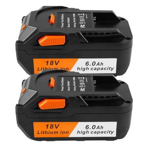 lot 11467 image: Futurebatt Replacement for Ridgid 18V Battery 6.0ah Lithium-ion R840089 R840087 R840086 R840085 R840084 R840083 AC840085 AC840086 AC840087P Compatible with Ridgid 18 Volt Cordless Power Tools