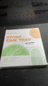 lot 12104 image: Quick-Dry Stone Sink Tray Set
