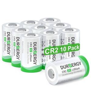 lot 12110 image: DURNERGY CR2 Lithium Batteries 10 Pack 3 Volt Long Lasting CR2 Battery for Rangefinders Compatible with CR15H270