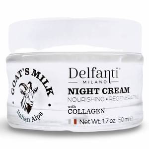 lot 12156 image: Delfanti-Milano � GOATftS MILK with COLLAGEN Nourishing and Regenerating NIGHT CREAM � Face and Neck Moisturizer � Made in Italy