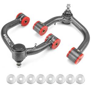 lot 13614 image: 2-4in Lift Front Upper Control Arms for 2003-2023 Toyota 4Runner, 2007-2014 FJ Cruiser, 2003-2023 Lexus GX, Tubular Design with PU Bushings, OEM Replacement Suspension Arms(2PCS)