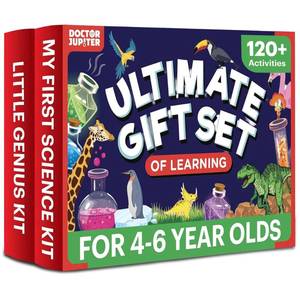 lot 13650 image: Doctor Jupiter Ultimate Gift Set of Learning Set of �My First Science Kit�, �Little Genius Kit� for Kids Ages 4-6Birthday Gift for Boys, Girls STEM Learning and Education Toys for 4,5,6 Year Old