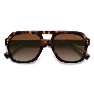 lot 14011 image: SOJOS Retro Thick Polarized Aviator Sunglasses for Women Men, Large Trendy Bold Square Pilot Shades SJ2385, Brown TortoiseBrown
