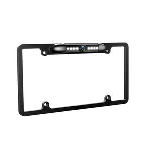 lot 14050 image: License Plate Backup Camera HD Night Vision Rear View Camera with 8 LEDs 170° Viewing Angle Waterproof Backup Rear Camera for Cars