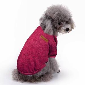 lot 14060 image: Jecikelon Dog Clothes Dogs Sweater Soft Puppies Clothing Winter Puppy Sweaters Warm Outfit for Dogs Small XXS XS Cat Apparel (X-Large, Wine)