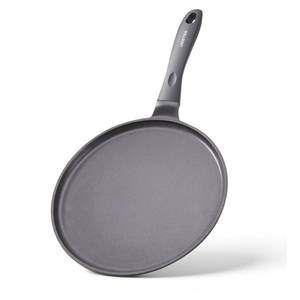lot 15522 image: JEETEE Nonstick Crepe Pan, 9.5 Inch Titanium Pancake Pan, Healthy Non-Toxic Flat Tawa Dosa Tortilla Pan for All Stovetops including Induction, PTFE and PFOA Free
