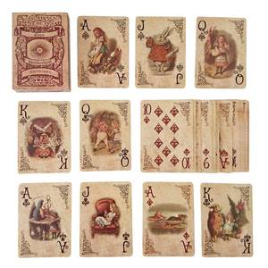 lot 18234 image: ASVP Shop Alice In Wonderland Playing Cards - Full Set is Ideal for Themed Parties, Props, Theme, and Games