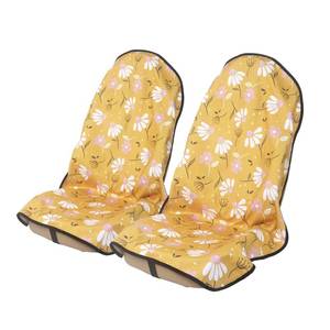 lot 18280 image: nbnhxnff Sweat Towel Car Seat Cover Protector Front Seats for Gym Workout, Running, Swimming, Beach and Hiking, Waterproof Universal Seat Cover for Car, Trucks, Van and SUV (1, Chamomile, Front)