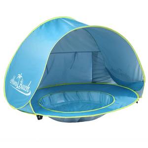 lot 18283 image: Monobeach Baby Beach Tent Pop Up Portable Shade Pool UV Protection Sun Shelter for Infant