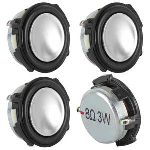 lot 18331 image: 4pcs 8Ohm 3W Full Range Audio Speaker Replacement Stereo Loudspeaker Repair Magnet Electronic Speaker Compatible with JBL On Stage Crystal DIY (8Ohm 3W)