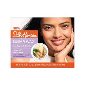 lot 18340 image: Sally Hansen Wax Kit Rinse-Off Sugar Wax  Face and Bikini Hair Removal  Vegan, No Drip, Salon Results at Home