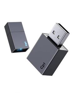 lot 18381 image: YJLUUJL Wireless Carplay Adapter for iPhone - Plug and Play Convert Wired to Wireless CarPlay for Cars from 2016 and iOS 10, No Latency Mini USB Type A Black
