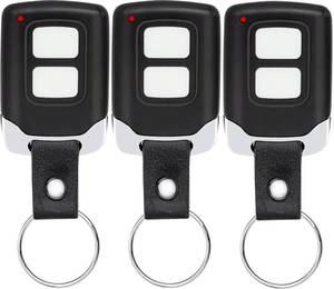 lot 18388 image: for Sommer Y4054V005 310MHz 2 Button Remote Control Direct Drive 4054V001 Synoris 550800, Keychain Remote for Sommer Garage Door Opener Remote (Black 3PCS)