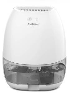 lot 19586 image: Dehumidifier, AlohaAir 34 OZ Small Dehumidifiers for Home and Room, Quiet with 7 Colors Night Light, Auto Shut Off, Dehumidifiers for Bedroom, Bathroom, RV, and Closet