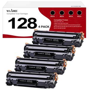 lot 19627 image: WEAREC Compatible Toner Cartridge Replacement for Canon 128 CRG128 Work with Faxphone L190 L100 ImageCLASS D550 D530 MF4410 MF4412 MF4420 MF4452 Printer(3-Pack)
