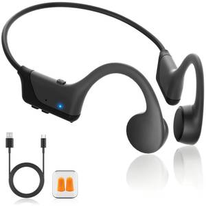 lot 20474 image: Gelecek Bone Conduction HeadphonesOpen-EarBluetooth 5.4IPX5 Waterproof10-Hour Battery LifeLightweight Wireless Sports EarphonesSweatproof Headset for RunningCyclingHikingGym Fitness