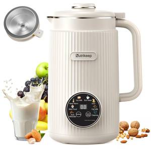 lot 1167 image: Upgraded 10-in-1 Nut Milk Maker Machine with Stainless Steel Lid, 40oz Nut Milk Maker for Almond, Oat, Soy, Juice, Plant Based Milk Maker Blender, 18H DelayKeep WarmSelf Cleaning