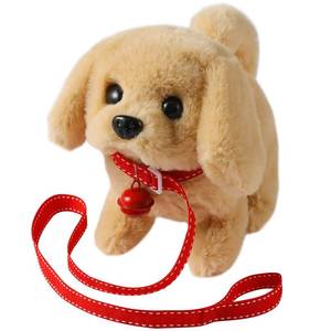 lot 1189 image: KSABVAIA Plush Golden Retriever Toy Puppy Electronic Interactive Dog - Walking, Barking, Tail Wagging, Stretching Companion Animal for Kids Toddlers