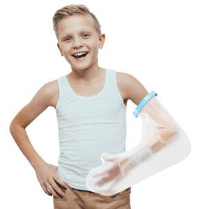 lot 2100 image: Waterproof Kids Cast Cover for Shower Arm, Teens Long Full Arm Cast Protector for Shower, Shower Sleeve for Arm Cast Bag, Arm Cover for Showering After Surgery Comfortable Watertight Seal Reusable