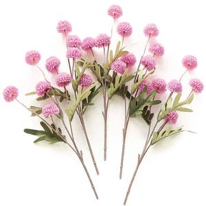 lot 2102 image: Floroom 5pcs Fuchsia Pink Faux Silk Mums Artificial Flowers, Bulk Fake Small Mini Chrysanthemums with Stems for DIY Wedding Centerpieces Floral Arrangements Vase Fillers Home Decorations