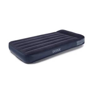 lot 3225 image: Intex Dura-Beam Standard Series Pillow Rest Classic Airbed with Internal Electric Pump, Twin
